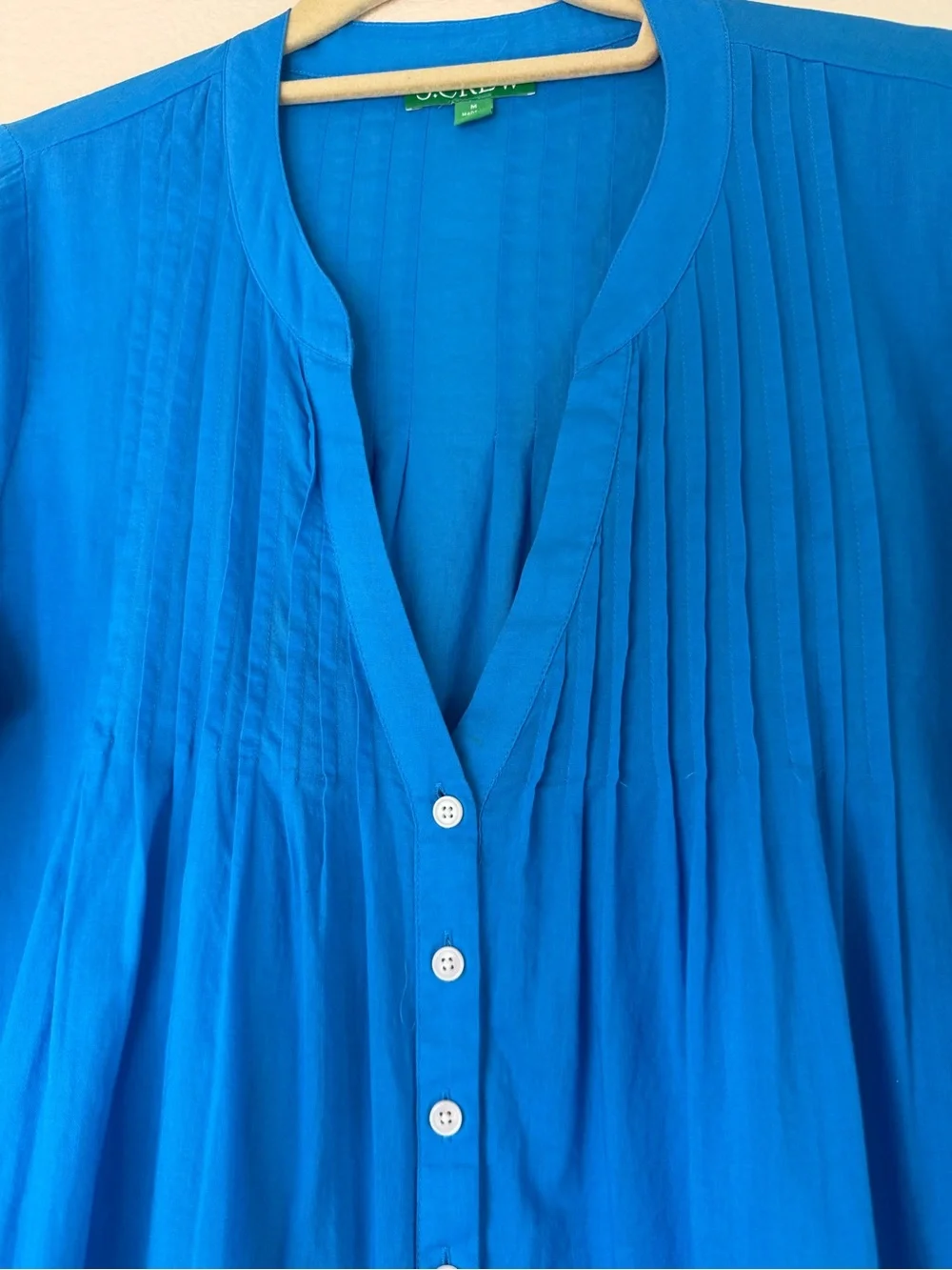 J. Crew Tiered Cotton Mini Dress, Size Medium